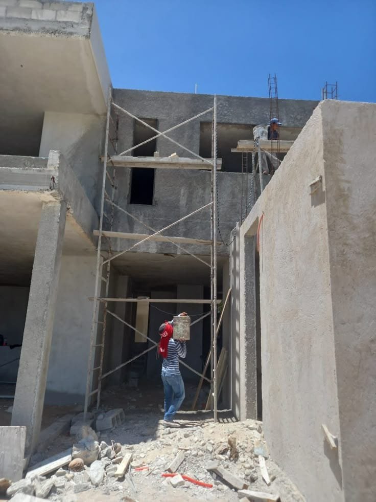 صورة من أعمال ترميم المنازل والمباني